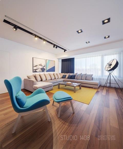Apartament modern - amenajare living modern